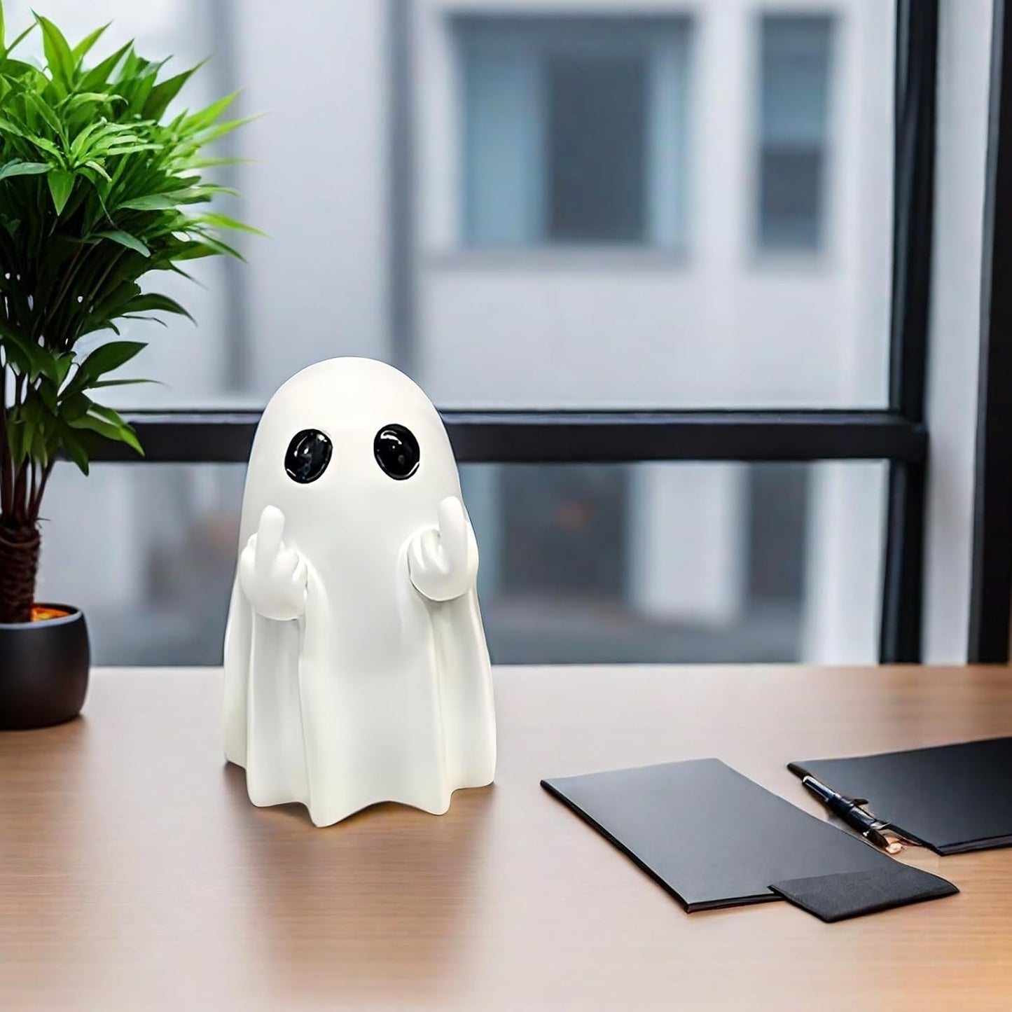 Funny Halloween Ghost Figurine