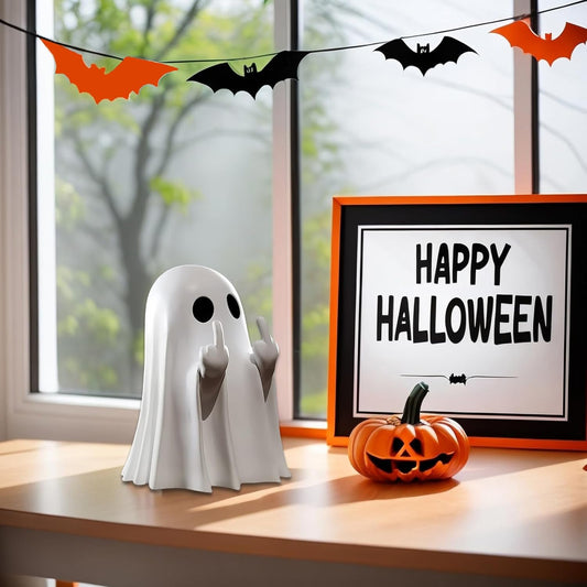 Funny Halloween Ghost Figurine