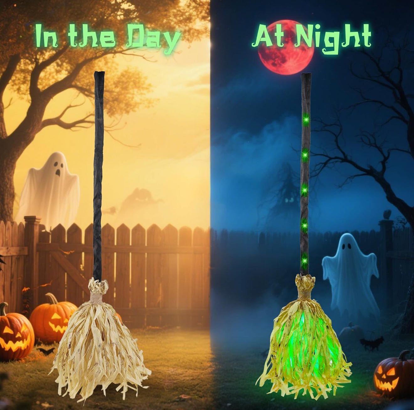 Haunted Glow Broom