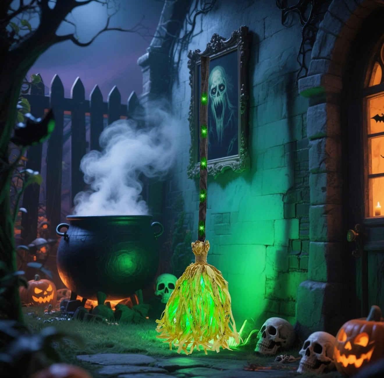 Haunted Glow Broom