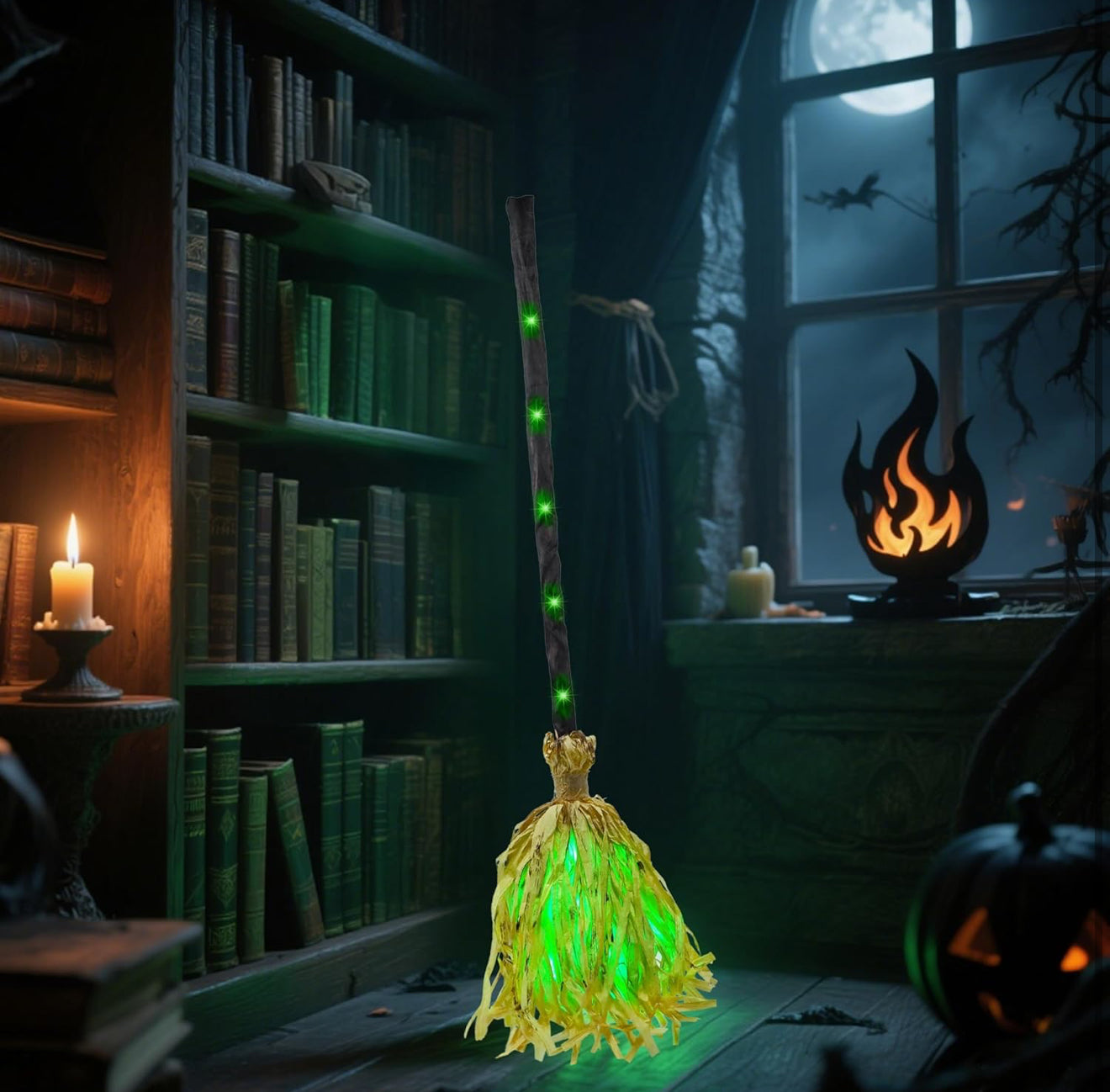 Haunted Glow Broom