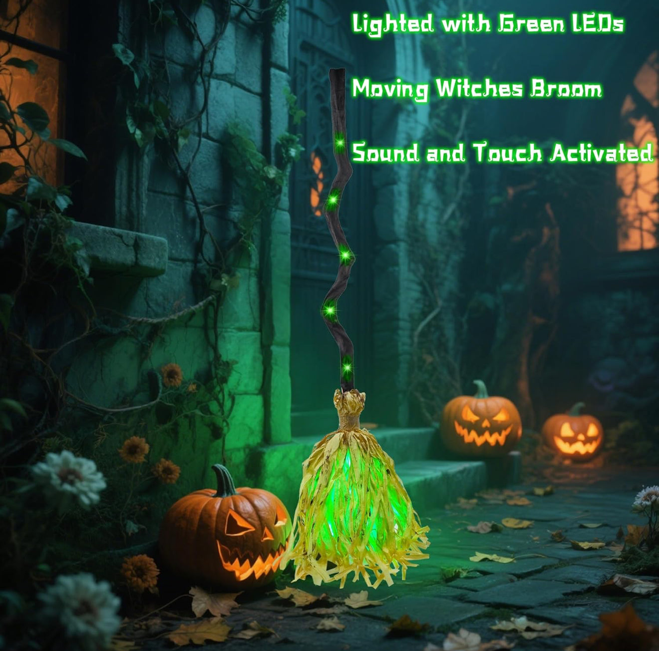 Haunted Glow Broom