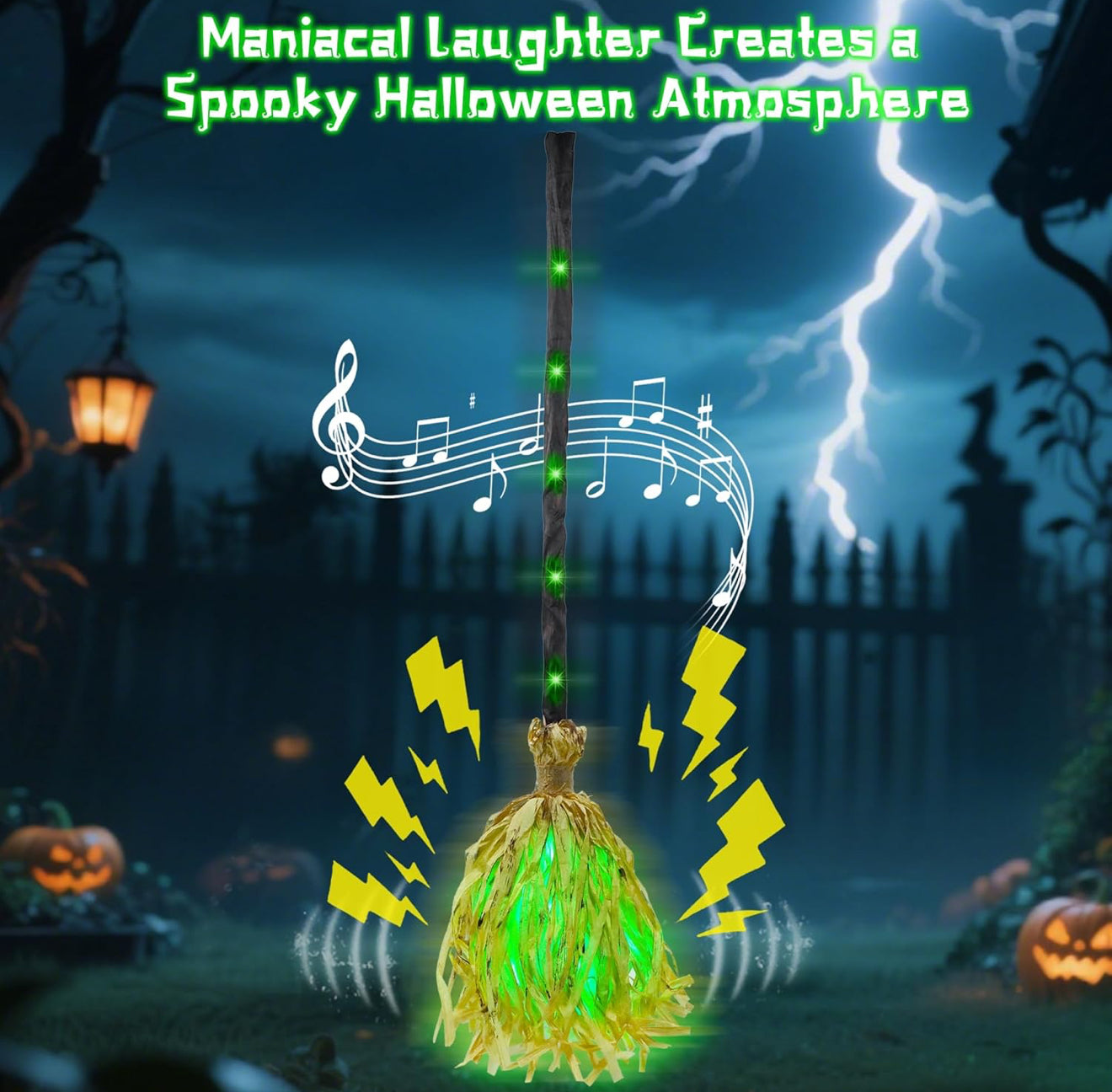 Haunted Glow Broom