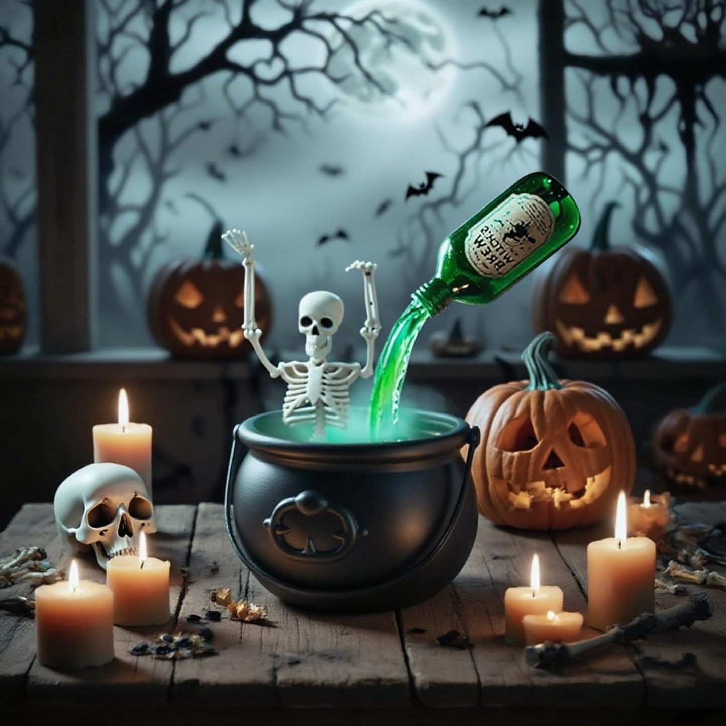 Haunted Skull Bucket